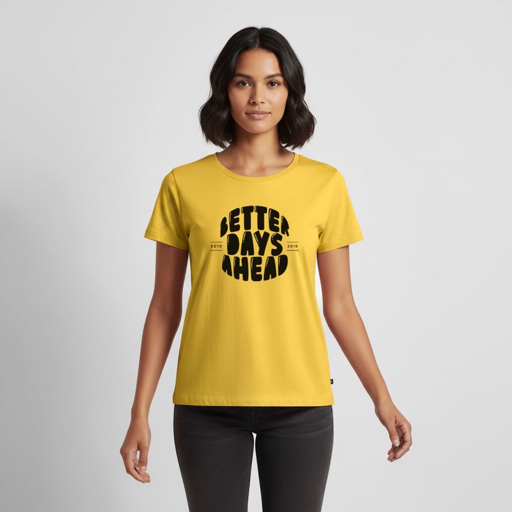 Better days ahead - sun yellow