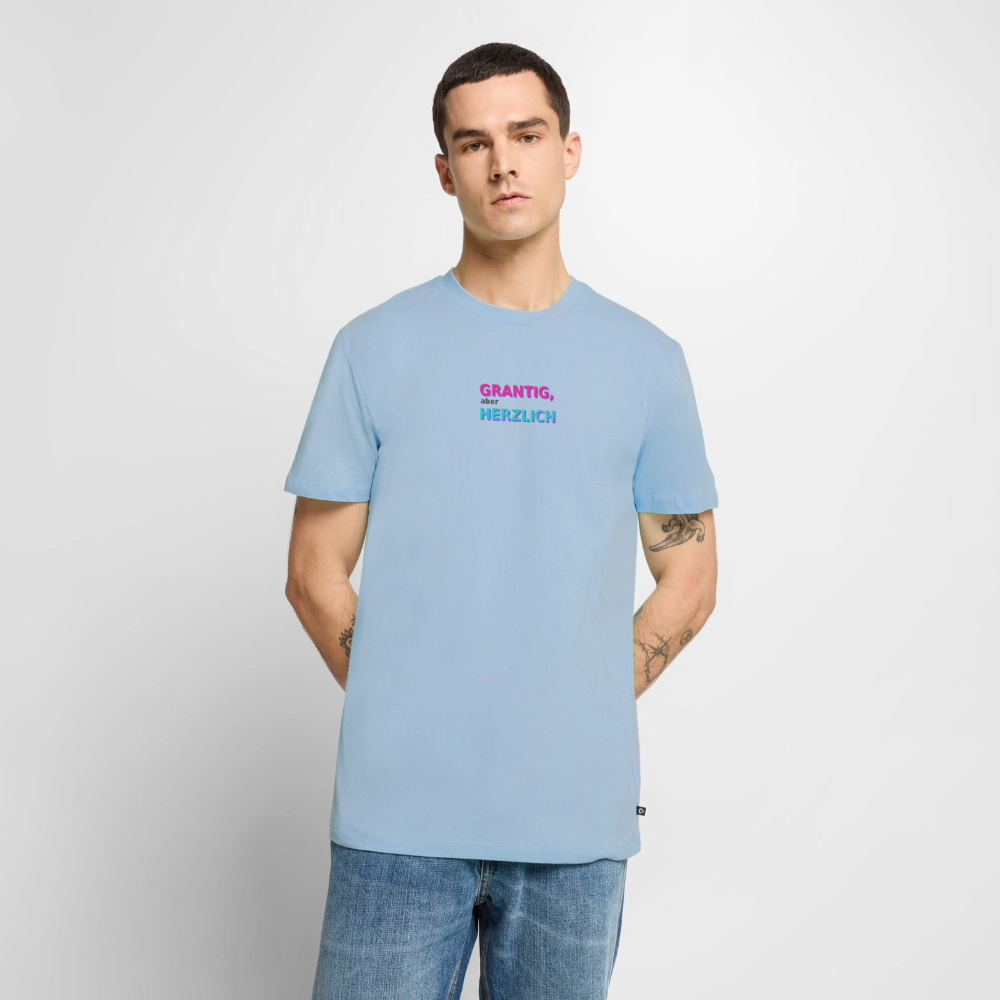 Grantig, aber herzlich - light blue