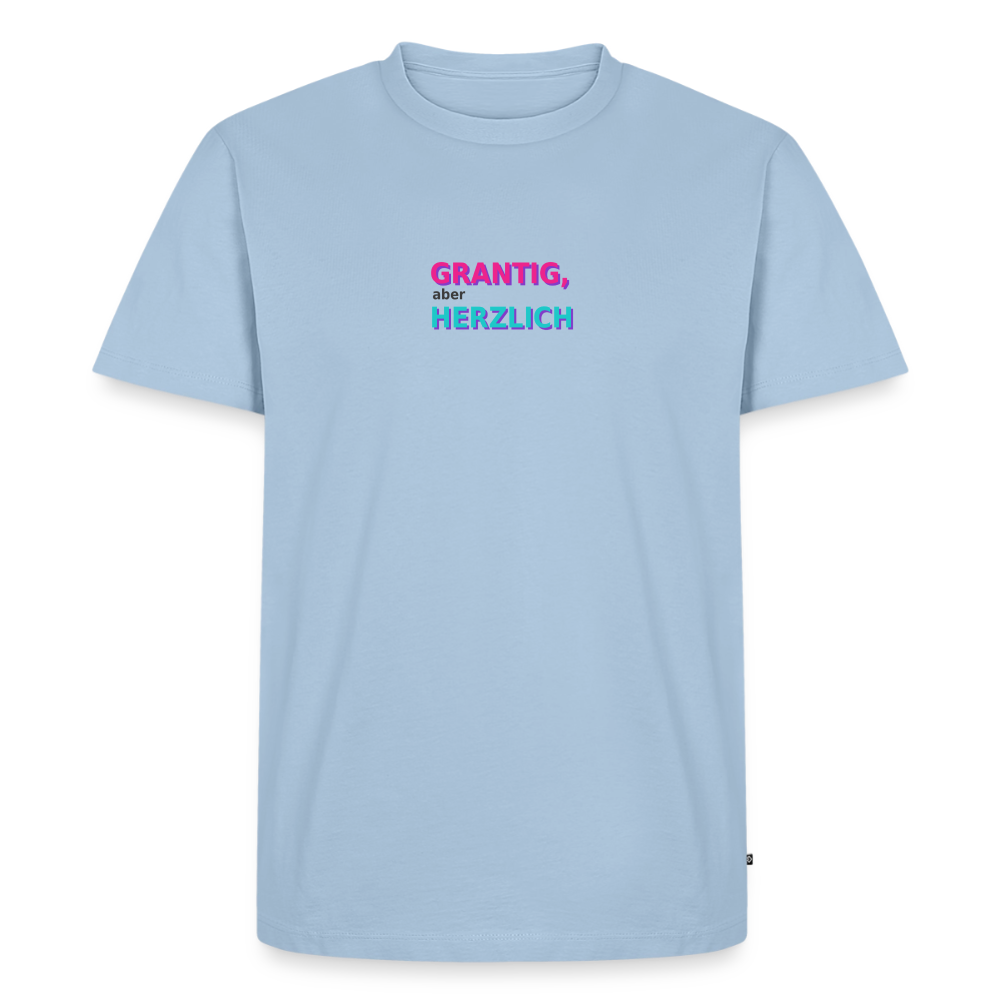 Grantig, aber herzlich - light blue