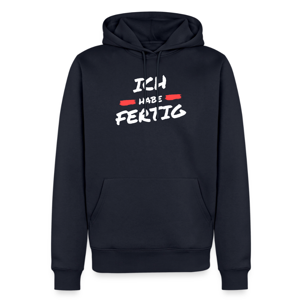 Ich habe fertig - navy