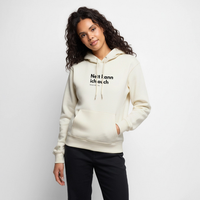 Nett kann ich auch. Bringt aber nix. - off white