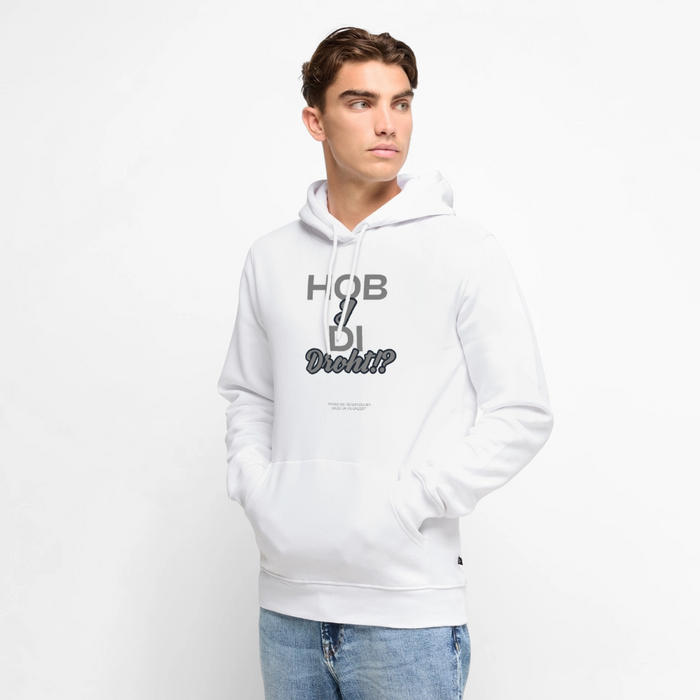Hob I Di Droht Hoodie - white