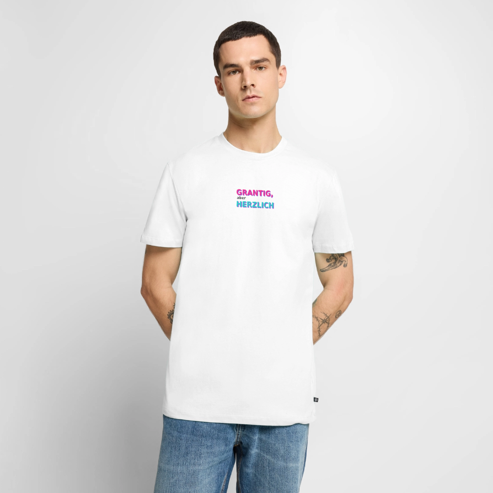 Grantig, aber herzlich - white