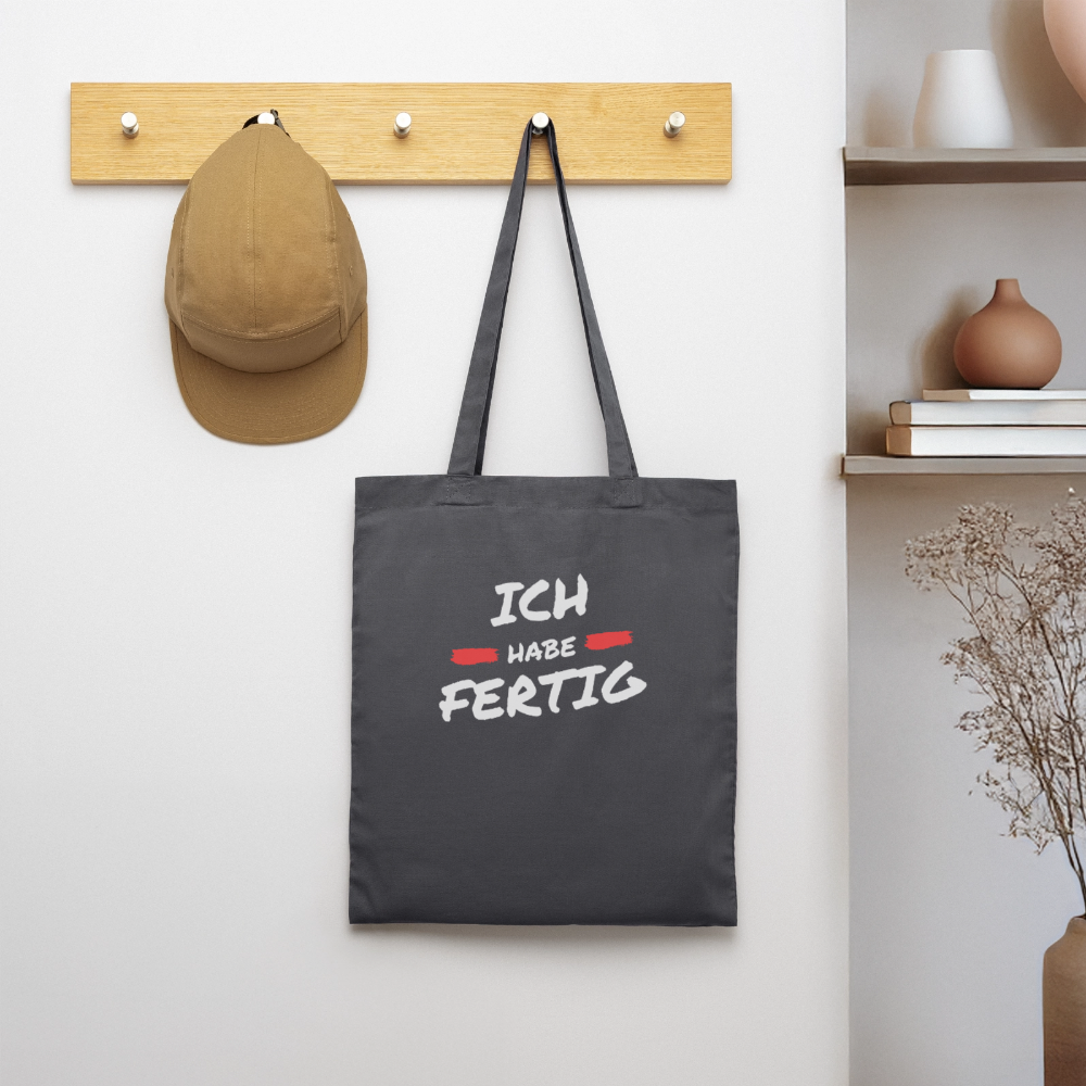 Ich habe fertig - graphite grey