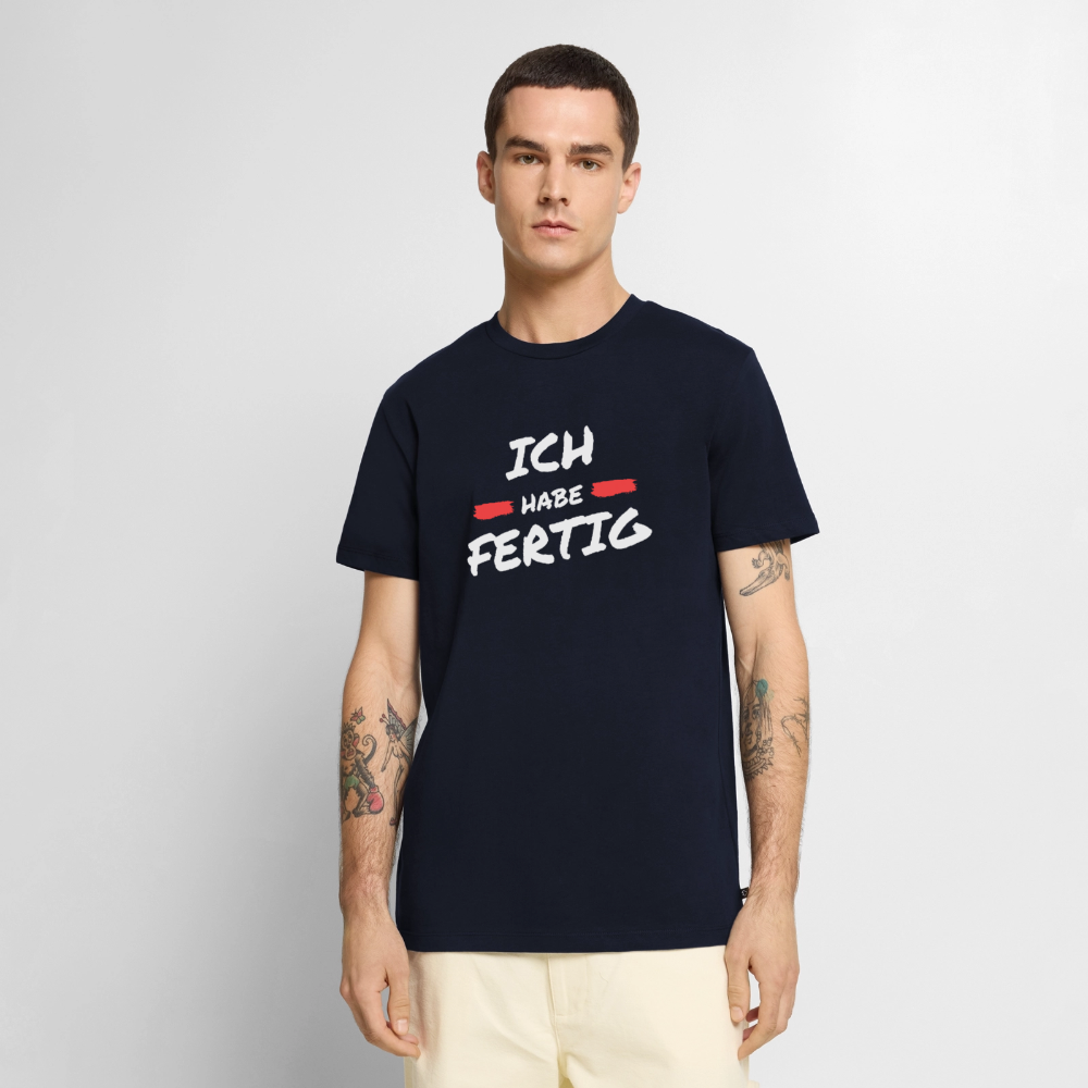 Ich habe fertig - navy