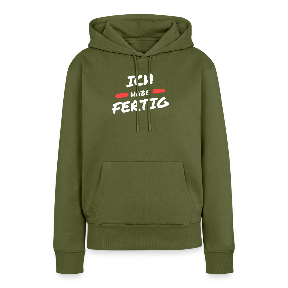 Ich habe fertig - khaki