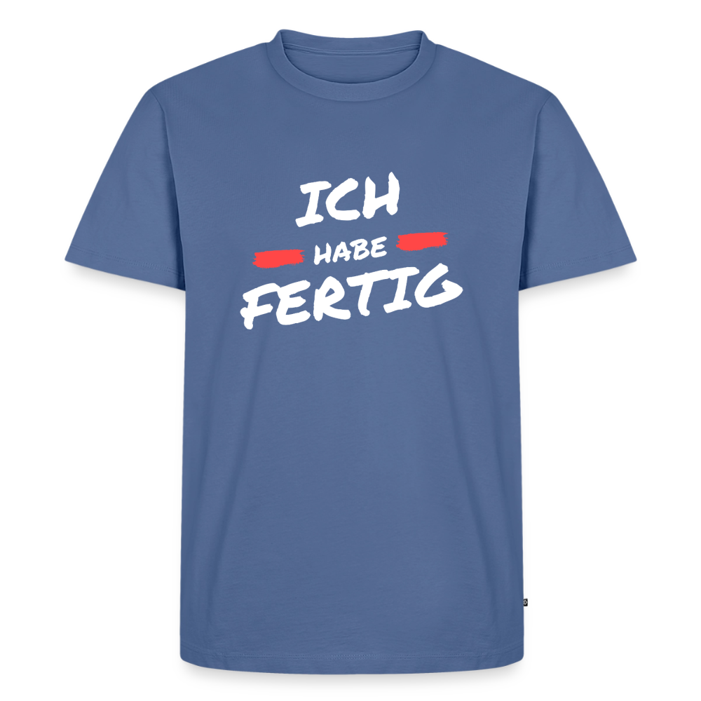 Ich habe fertig - stone blue