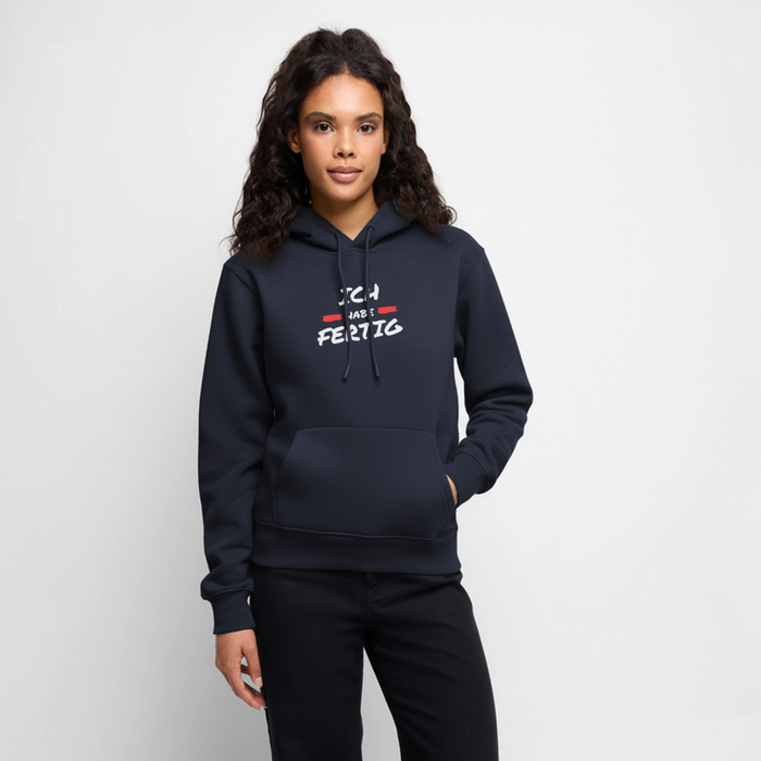 Ich habe fertig - navy