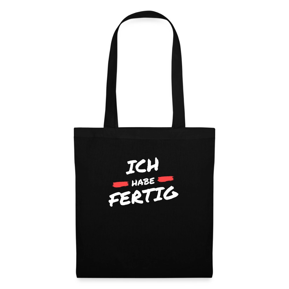 Ich habe fertig - black