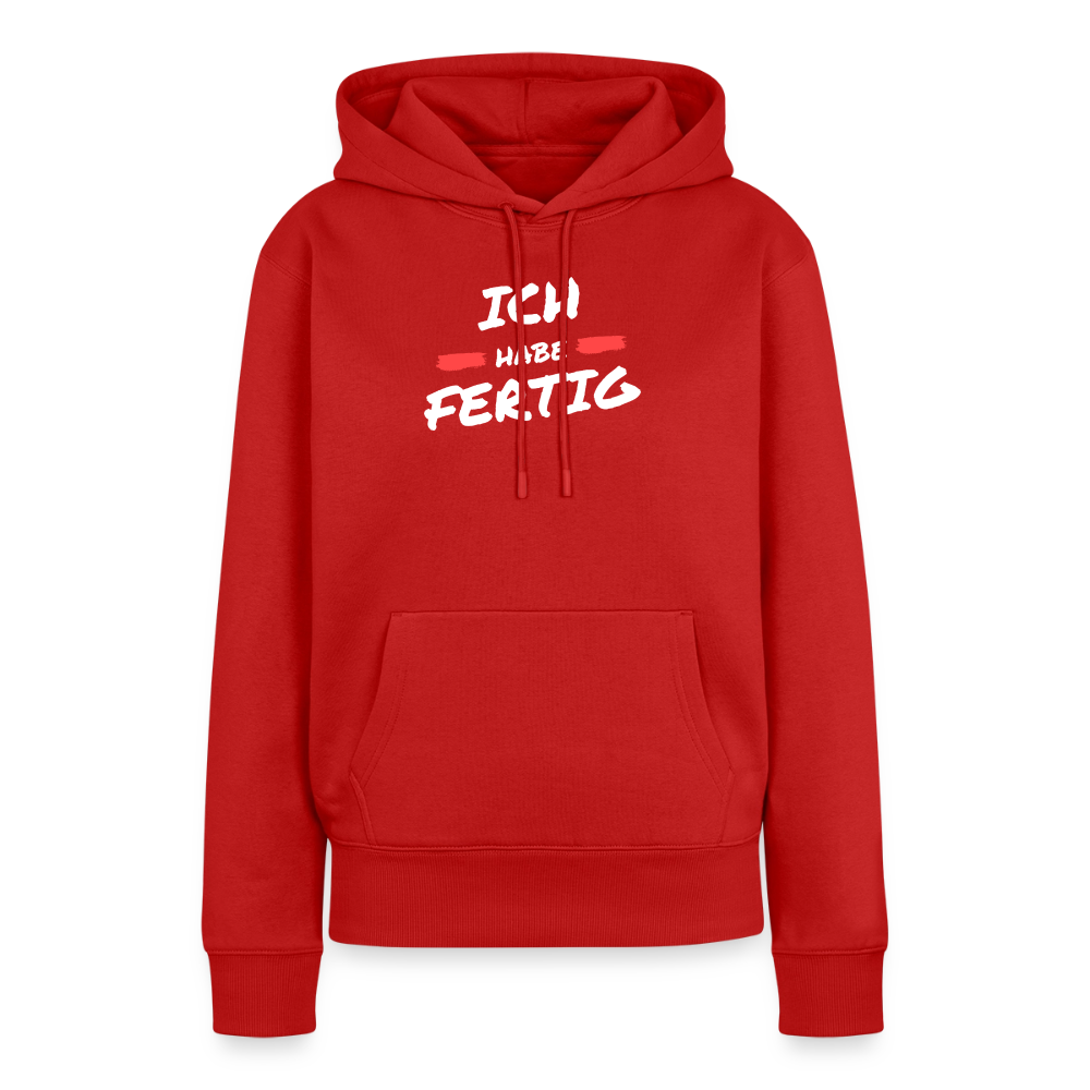 Ich habe fertig - red