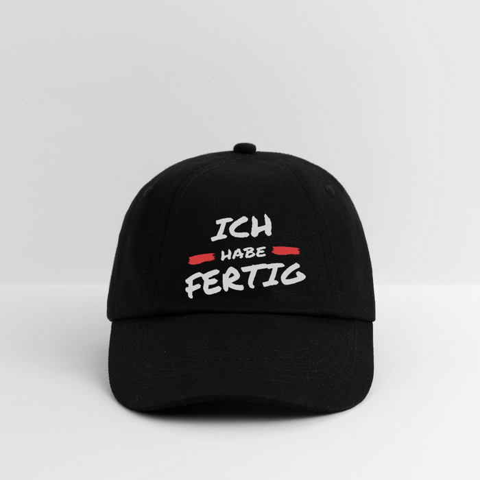 Ich habe fertig - black/black