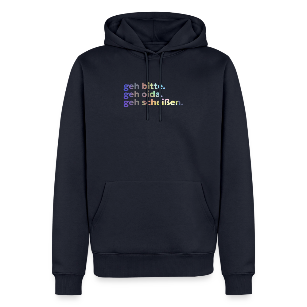 geh bitte. geh oida. geh scheißen. - navy