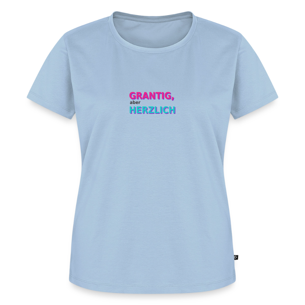 Grantig, aber herzlich - light blue