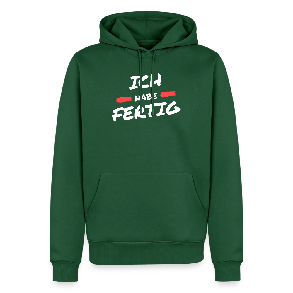 Ich habe fertig - bottle green