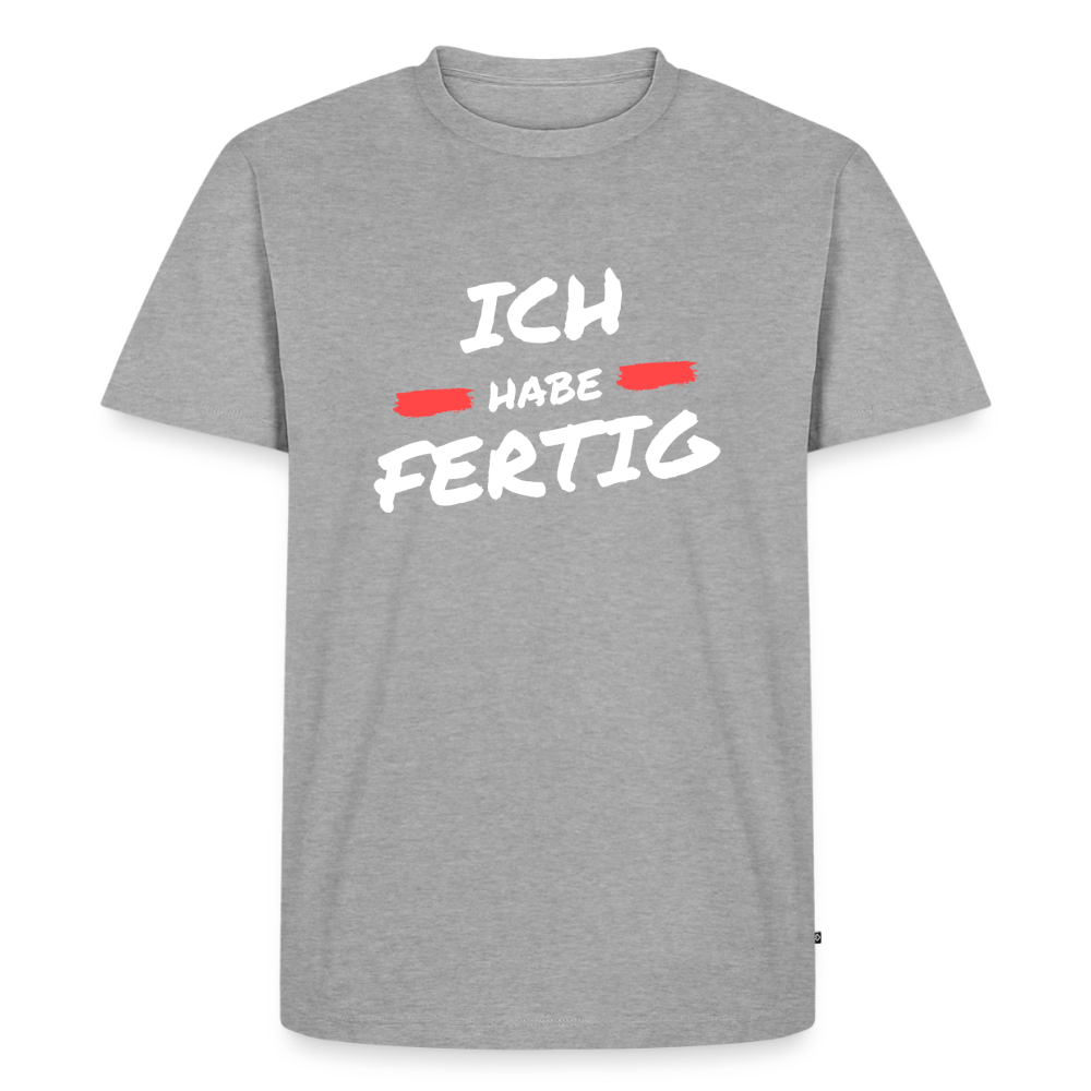 Ich habe fertig - heather grey